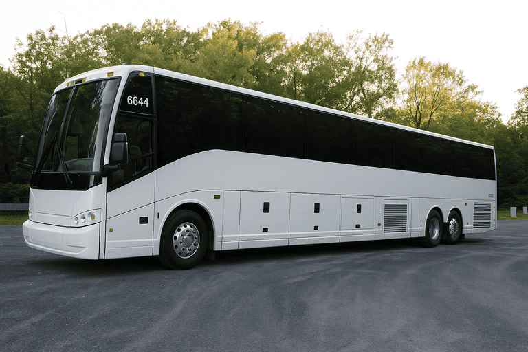 exterior of Youngstown Charter Bus coach bus