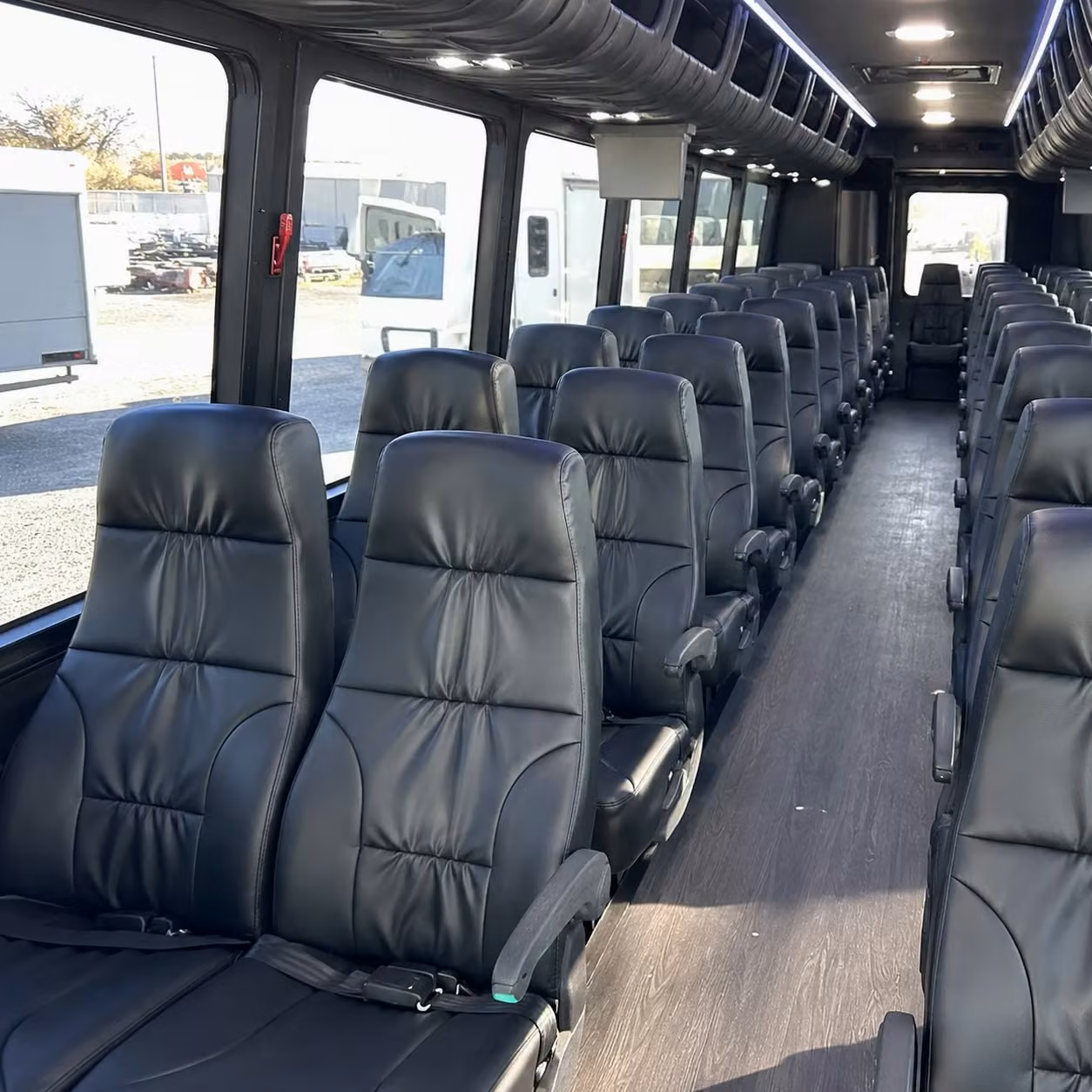 28 passenger minibus inside