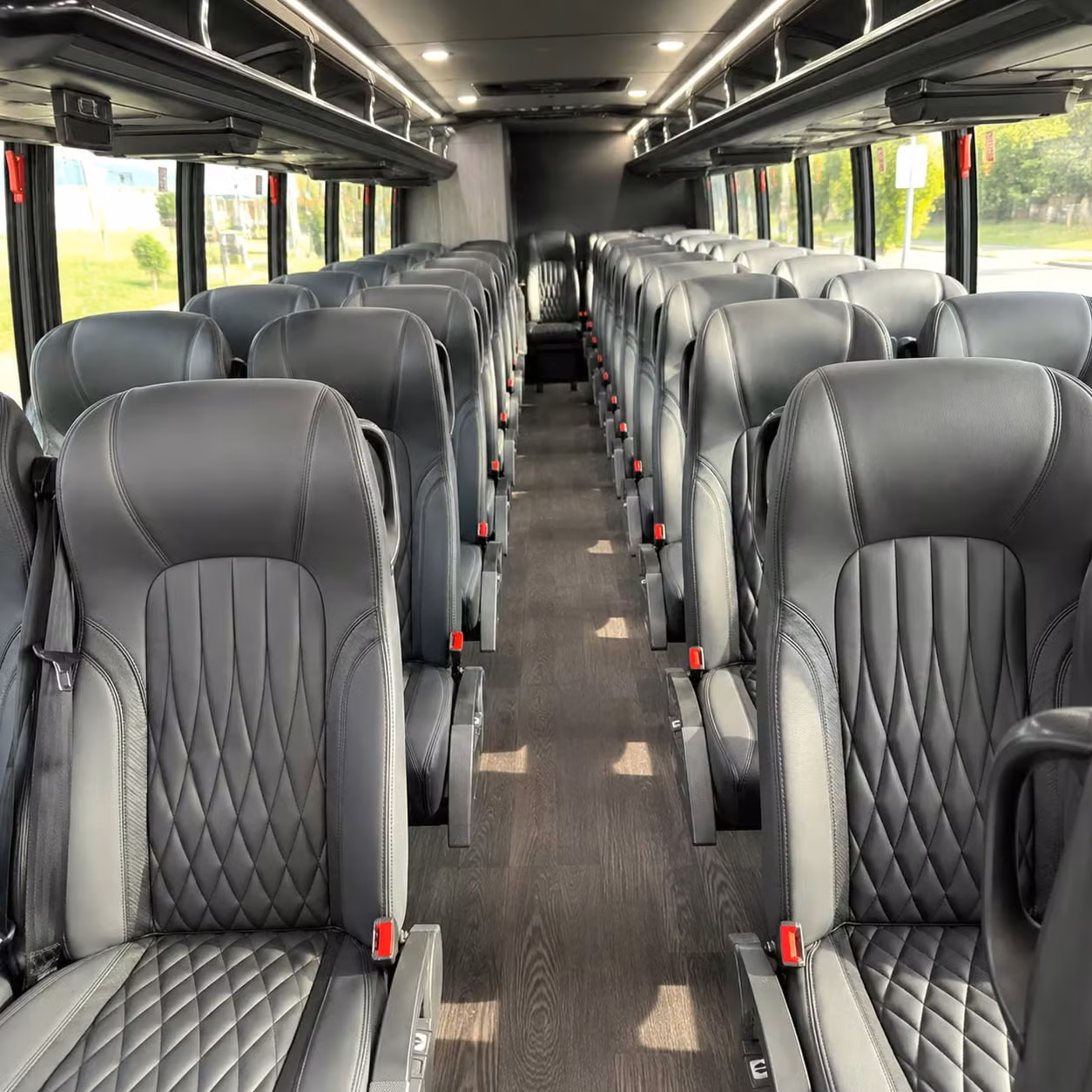 30 passenger minibus inside