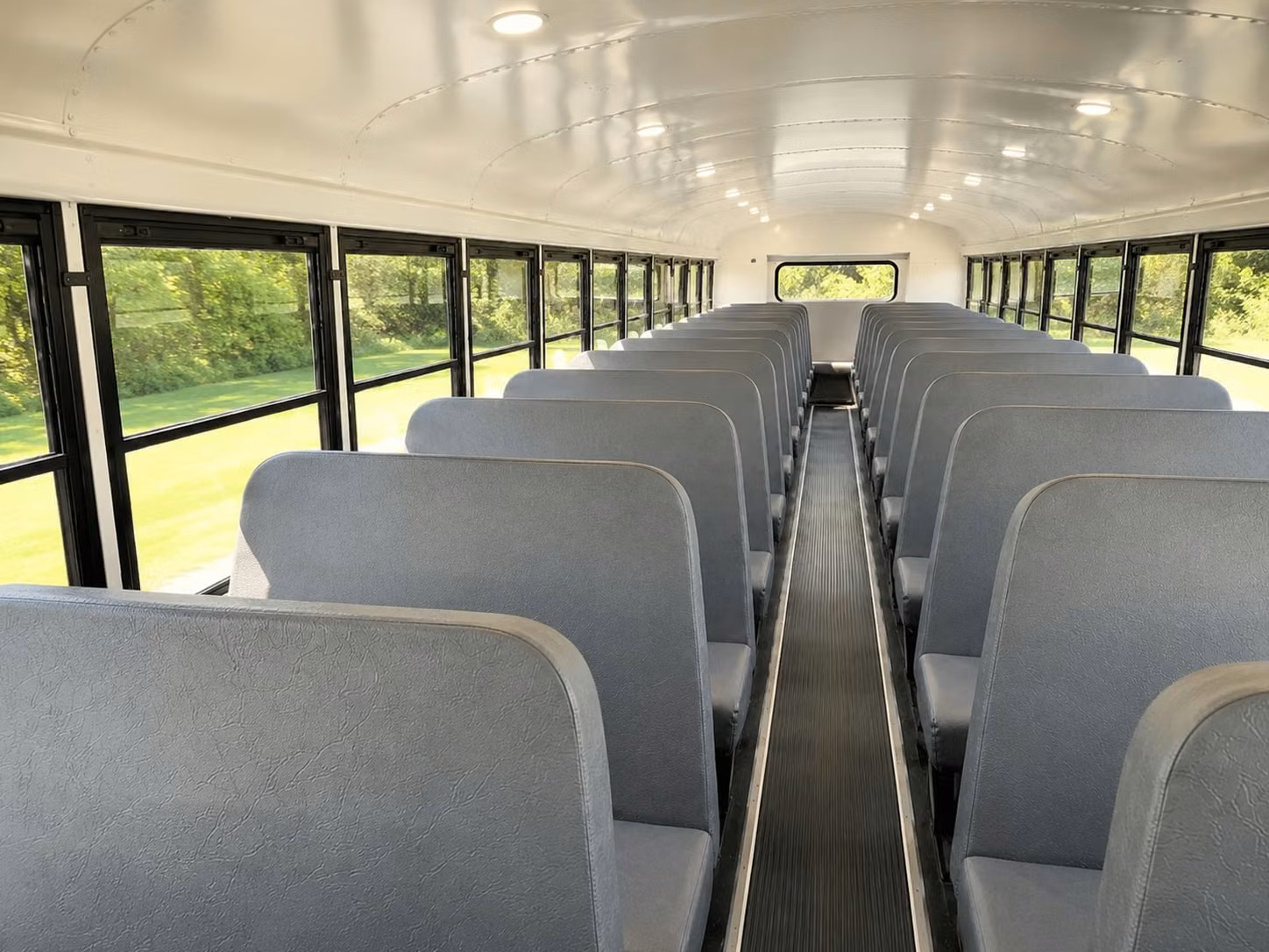 school bus interior