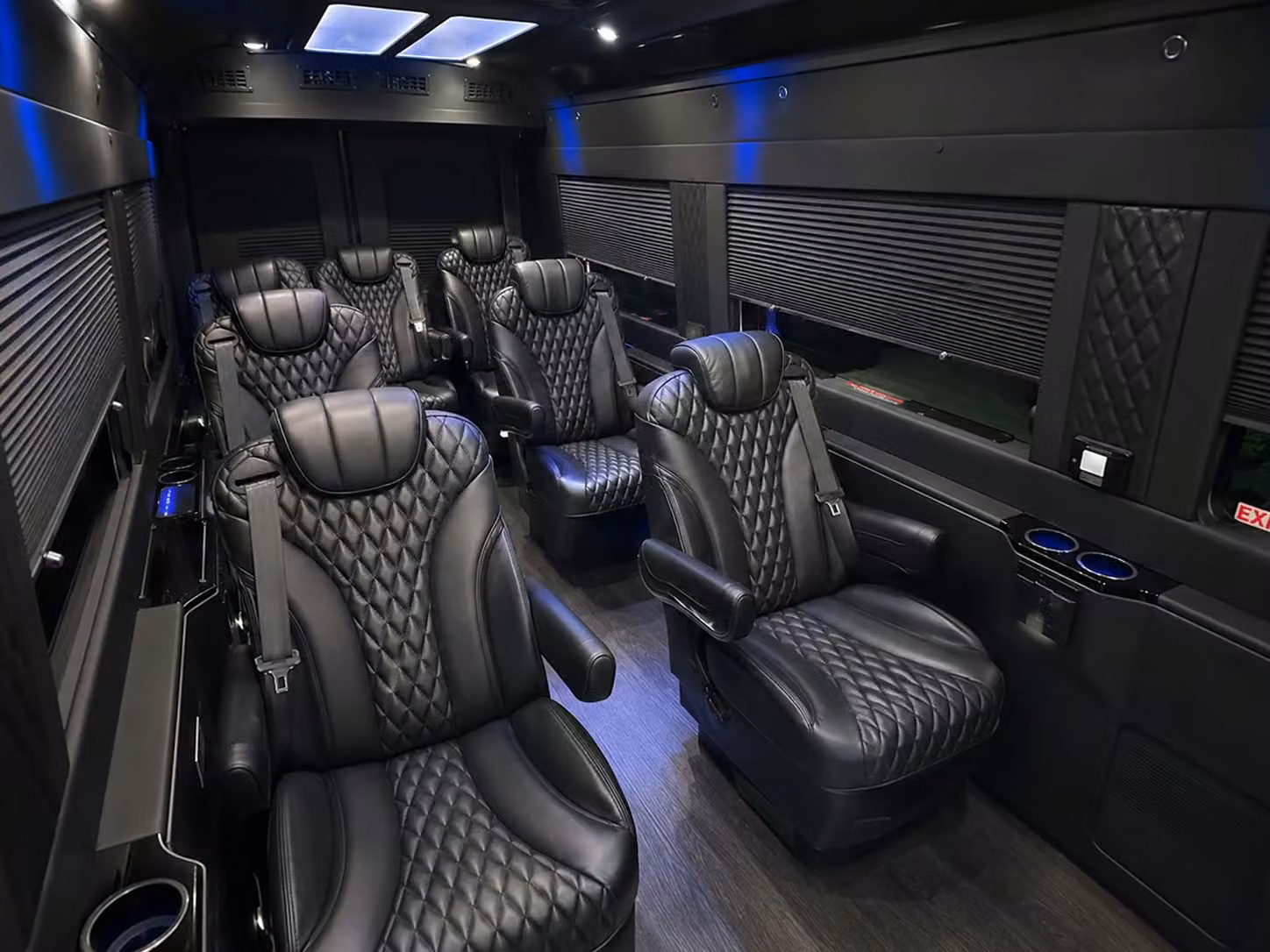 sprinter van with driver inside