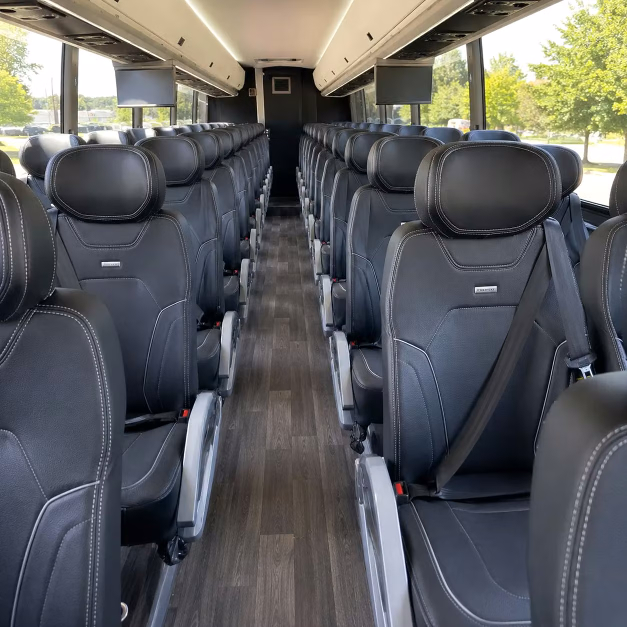 youngstown charter bus interior